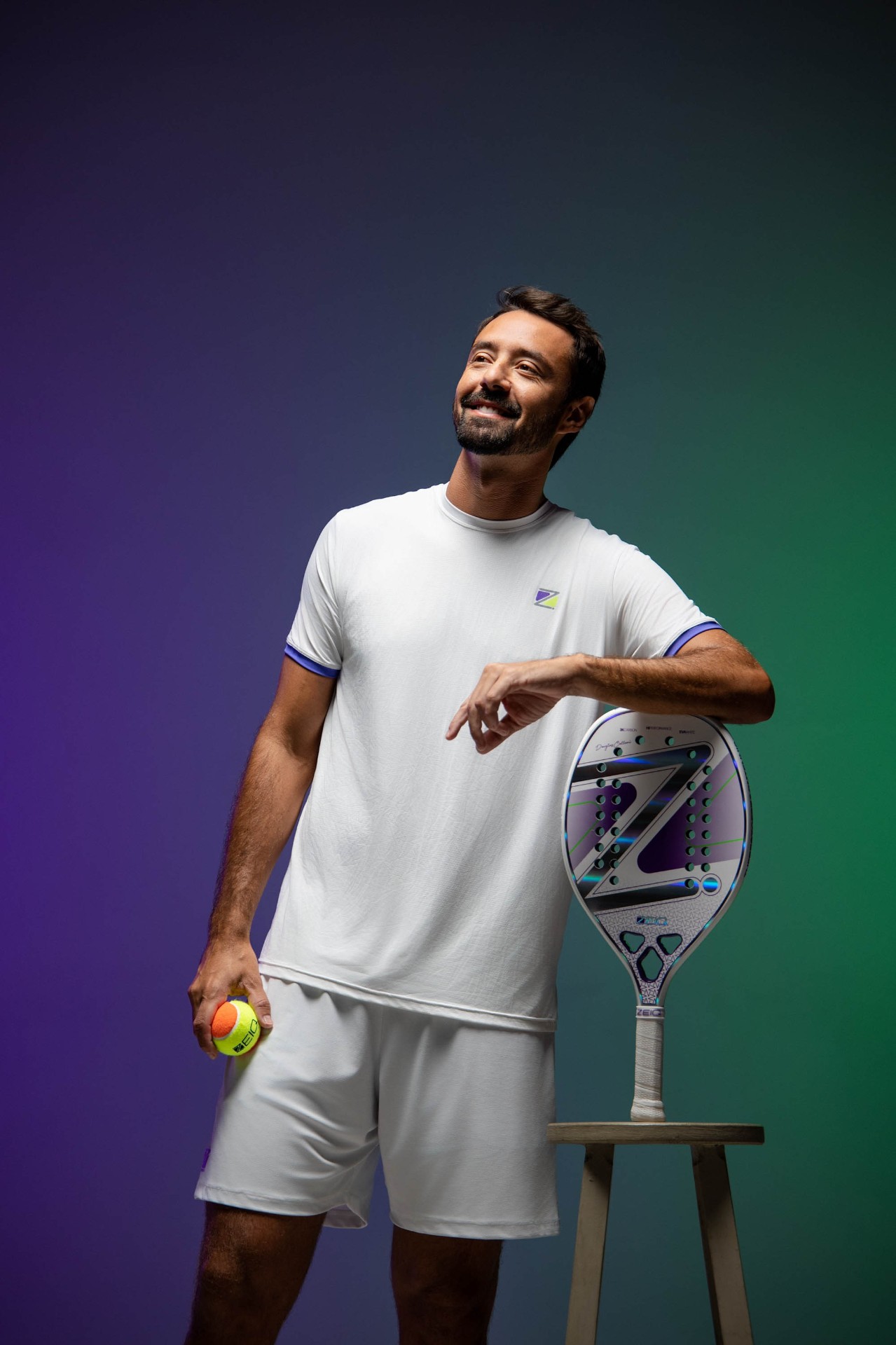 Retrato esportivo de atleta