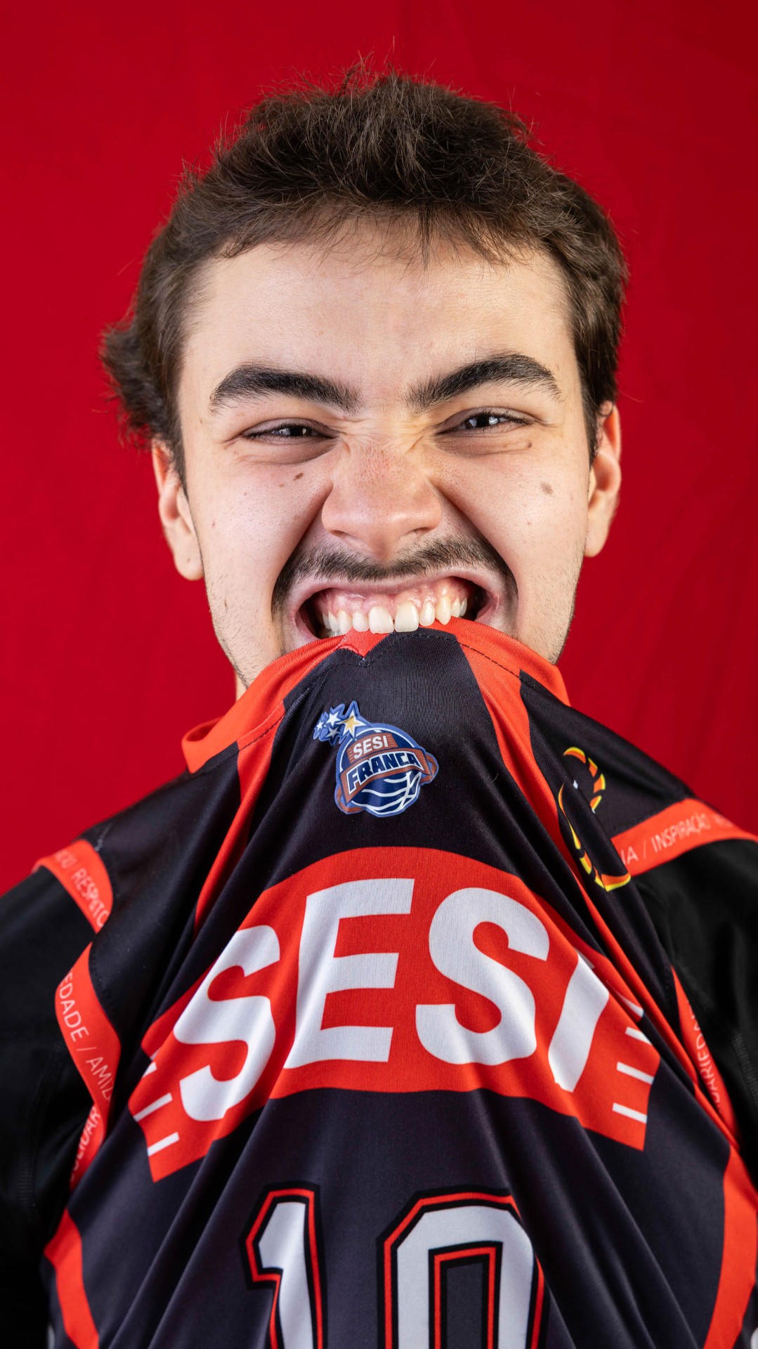 Retrato esportivo de atleta
